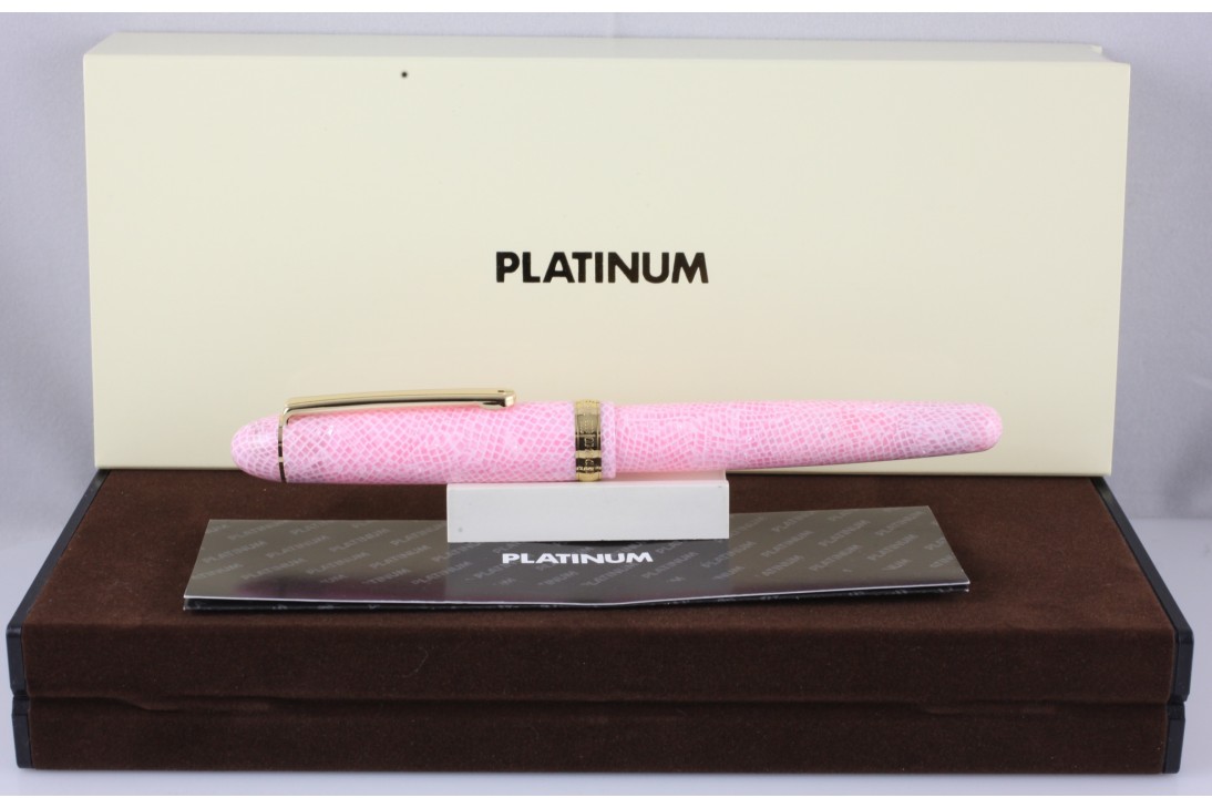 Platinum Celluloid Sakura Fountain Pen
