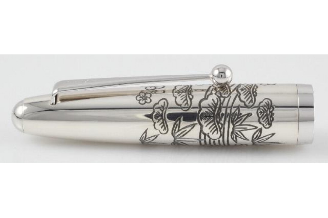 Pilot Sterling Silver Pine, Bamboo and Plum Fountain Pen