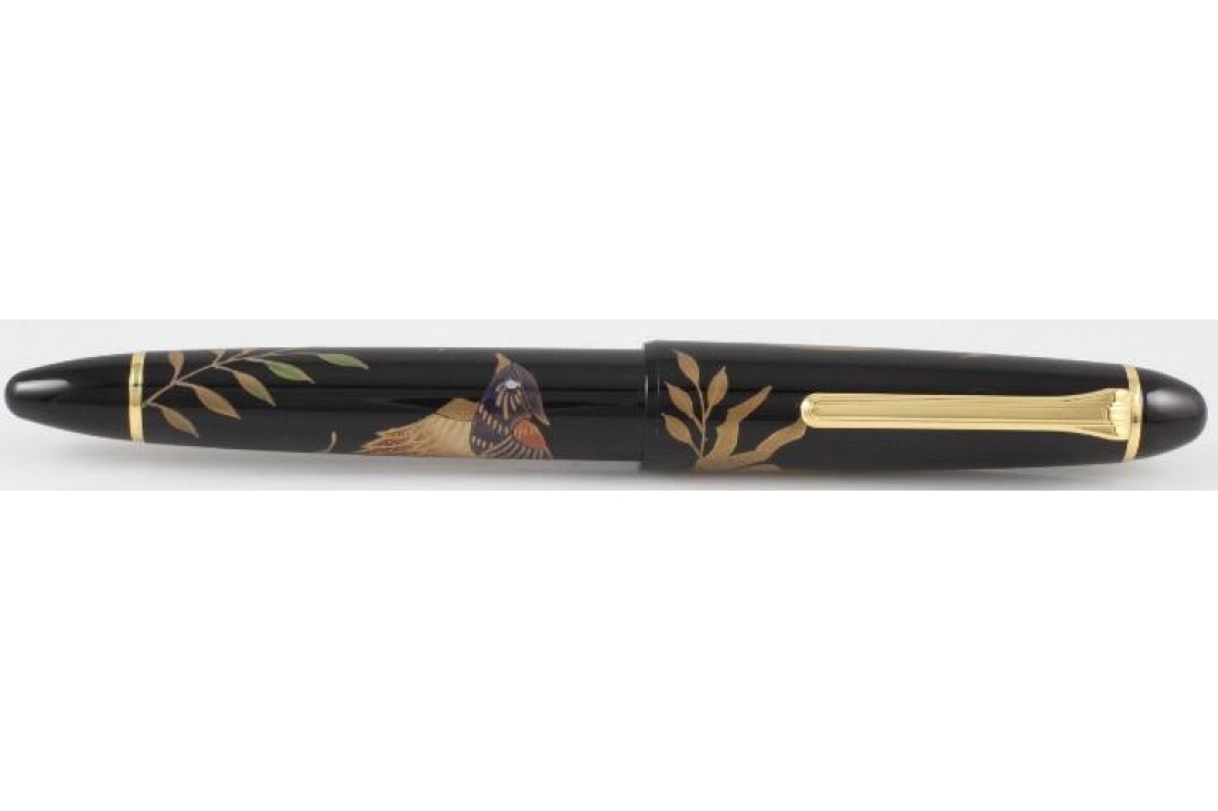 Sailor Limited Edition Endangered Species Maki-e Japanese Flycatcher Fountain Pen