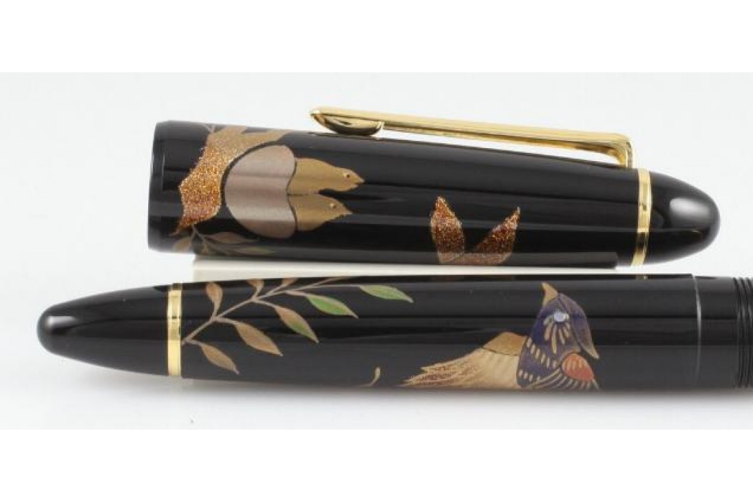 Sailor Limited Edition Endangered Species Maki-e Japanese Flycatcher Fountain Pen