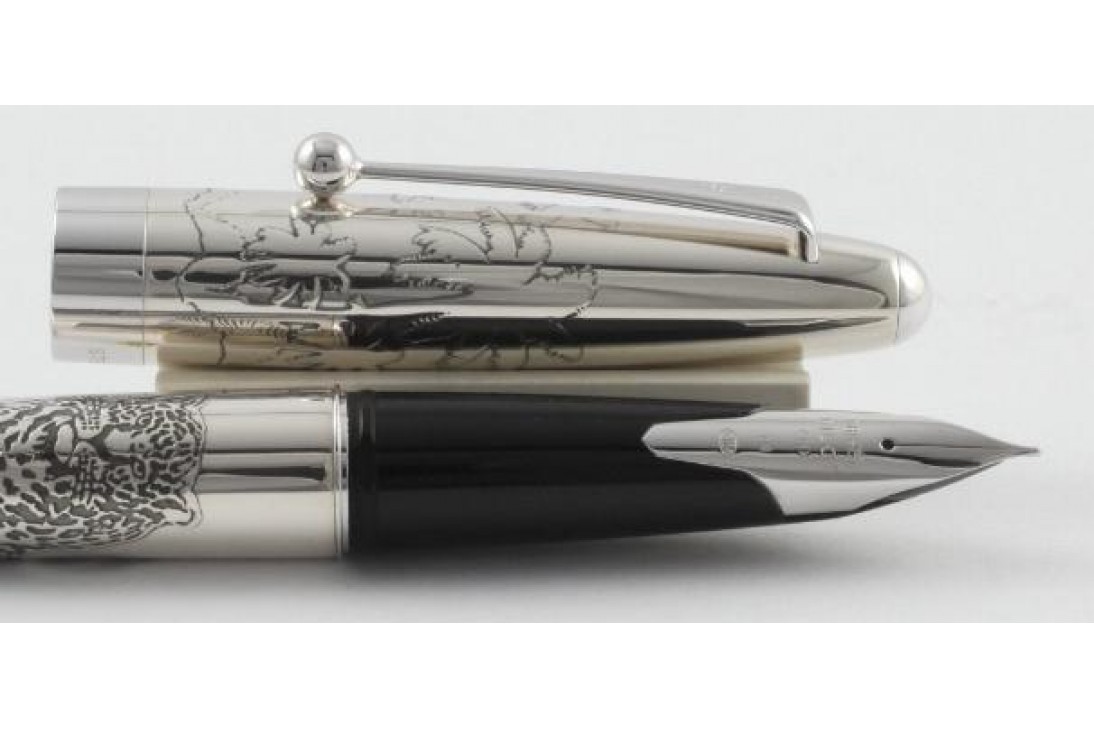 Pilot Limited Edition Sterling Silver Jaguar Fountain Pen