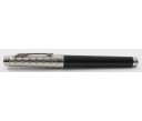 Parker Premr09 Cust Black ST Roller Ball Pen
