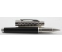 Parker Premr09 Cust Black ST Roller Ball Pen