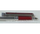 Sailor Chalana Silver Stripe Maroon Fountain Pen