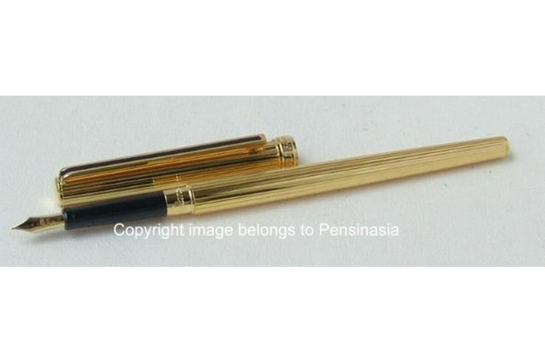 Sailor Chalana Gold Stripe Black Fountain Pen