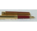 Sailor Chalana Gold Stripe Maroon Fountain Pen