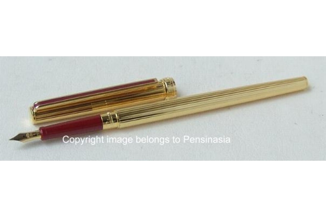 Sailor Chalana Gold Stripe Maroon Fountain Pen
