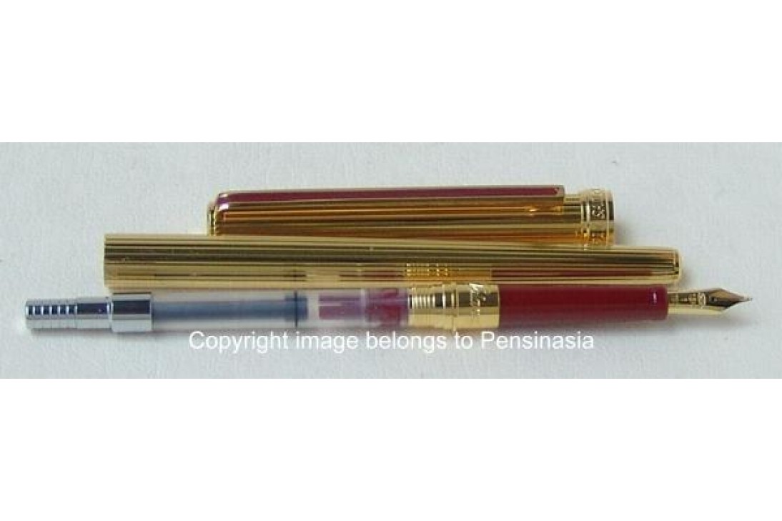 Sailor Chalana Gold Stripe Maroon Fountain Pen