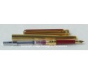 Sailor Chalana Gold Stripe Maroon Fountain Pen
