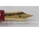 Sailor Chalana Gold Stripe Maroon Fountain Pen