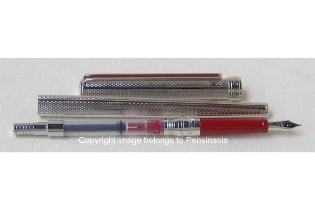 Sailor Chalana Silver Barley Maroon Fountain Pen