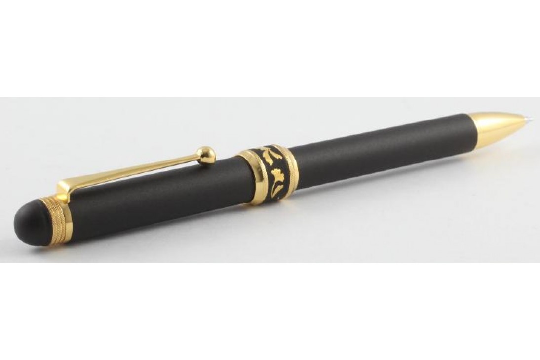 Platinum Double Action Higo-Zo-Gan Ginkgo 3 in 1 Multi Pen