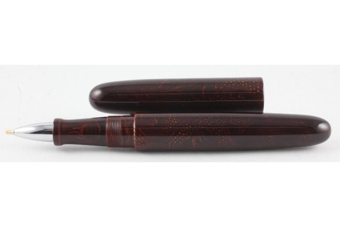 Nakaya Cigar Long Ascending Dragon Tame Sukashi Roller Ball Pen