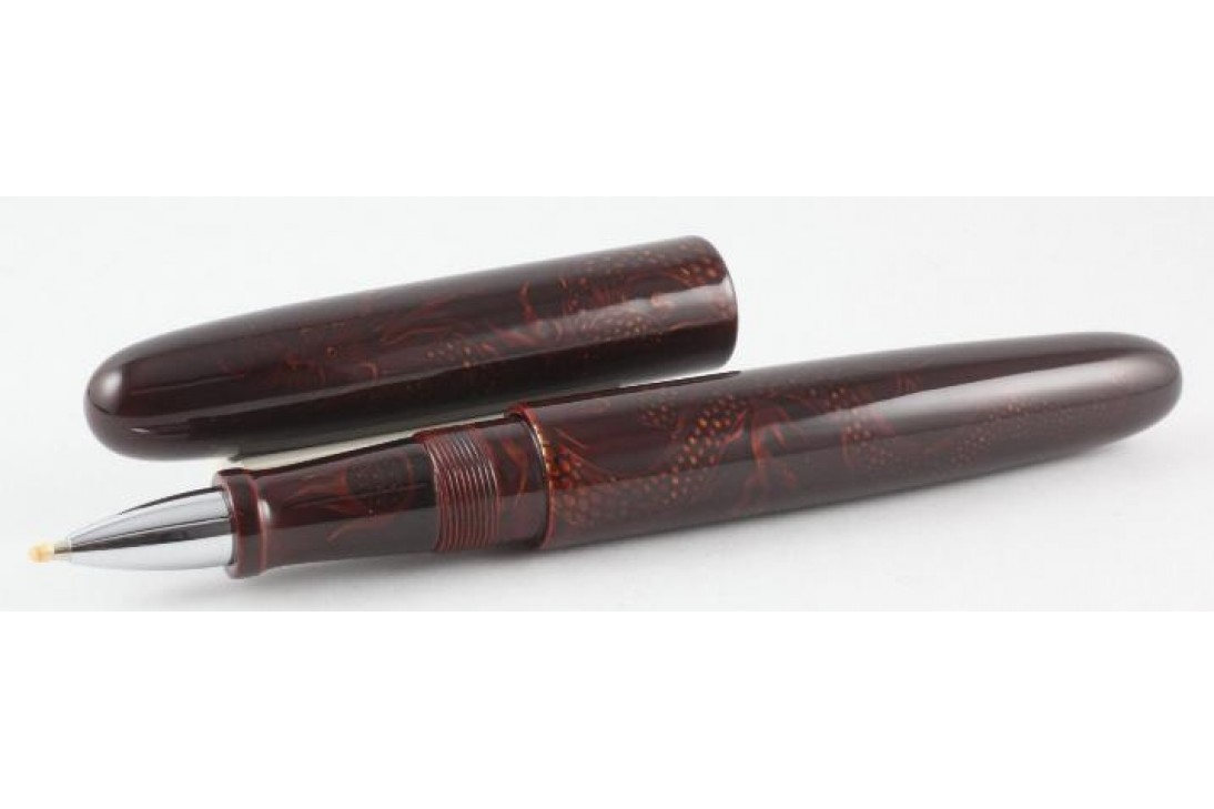 Nakaya Cigar Long Ascending Dragon Tame Sukashi Roller Ball Pen