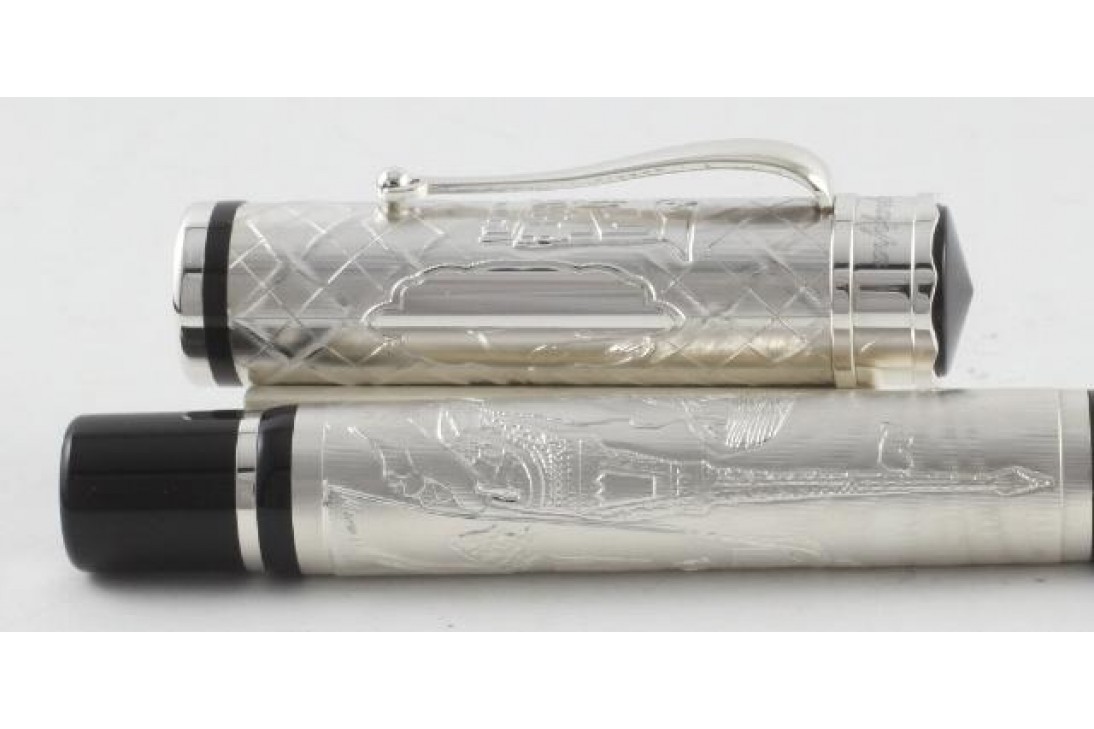Montegrappa Limited Edition Cosmopolitan Bohemian Paris Silver Fountain Pen