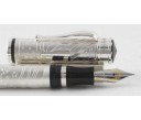 Montegrappa Limited Edition Cosmopolitan Mt.Rushmore Silver Fountain Pen