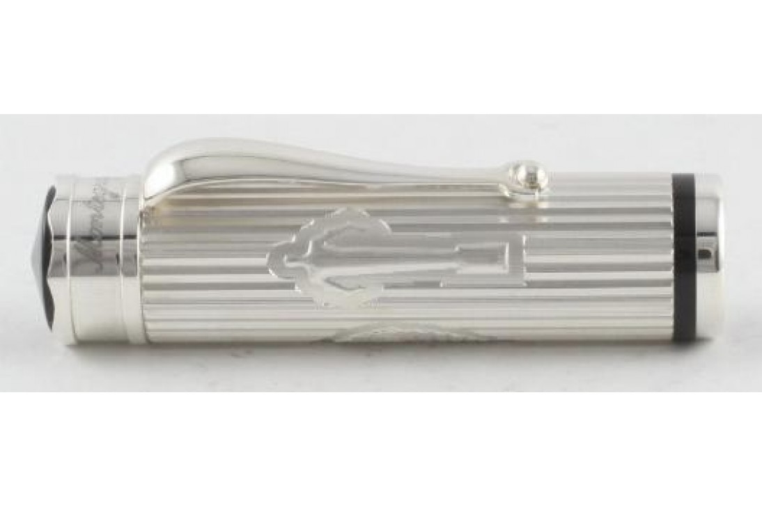 Montegrappa Limited Edition Cosmopolitan Russia 1st Space Silver Fountain Pen