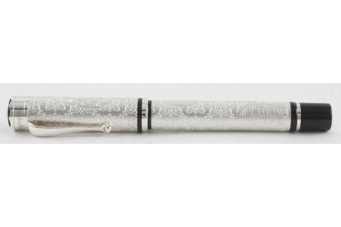 Montegrappa Limited Edition Cosmopolitan Victorian London Silver Fountain Pen