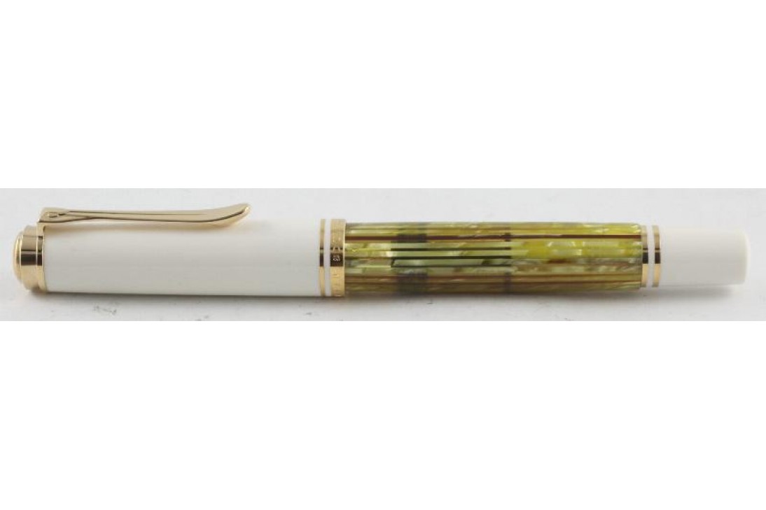 Pelikan Souveran M400 Tortoise White Fountain Pen ( New Logo )