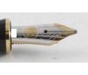 Pelikan Souveran M600 Blue and Black Gold Plated Trim Fountain Pen (New Logo)