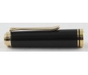 Pelikan Souveran M600 Blue and Black Gold Plated Trim Fountain Pen (New Logo)