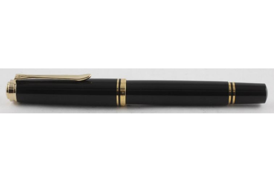 Pelikan Souveran M600 Black GT Fountain Pen (New Logo)