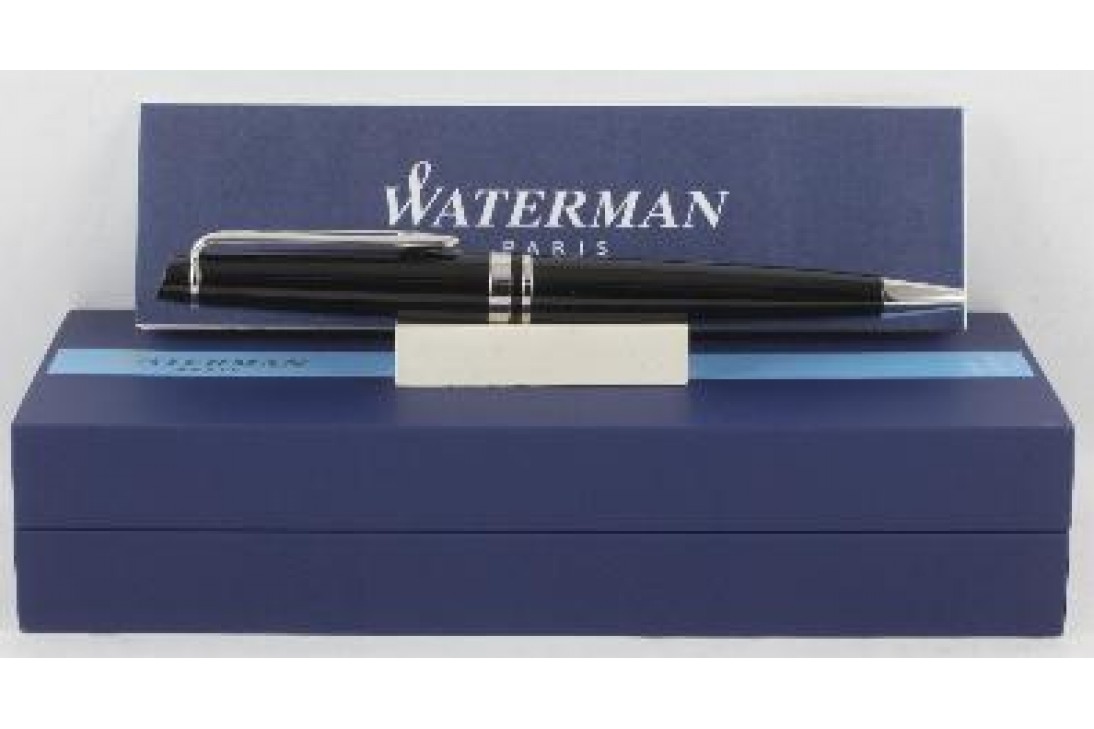 Waterman Expert III Black Chrome Trim Ball Pen