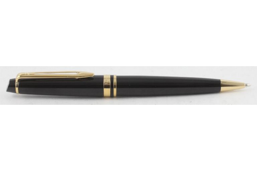 Waterman Expert III Black Gold Trim Ball Pen
