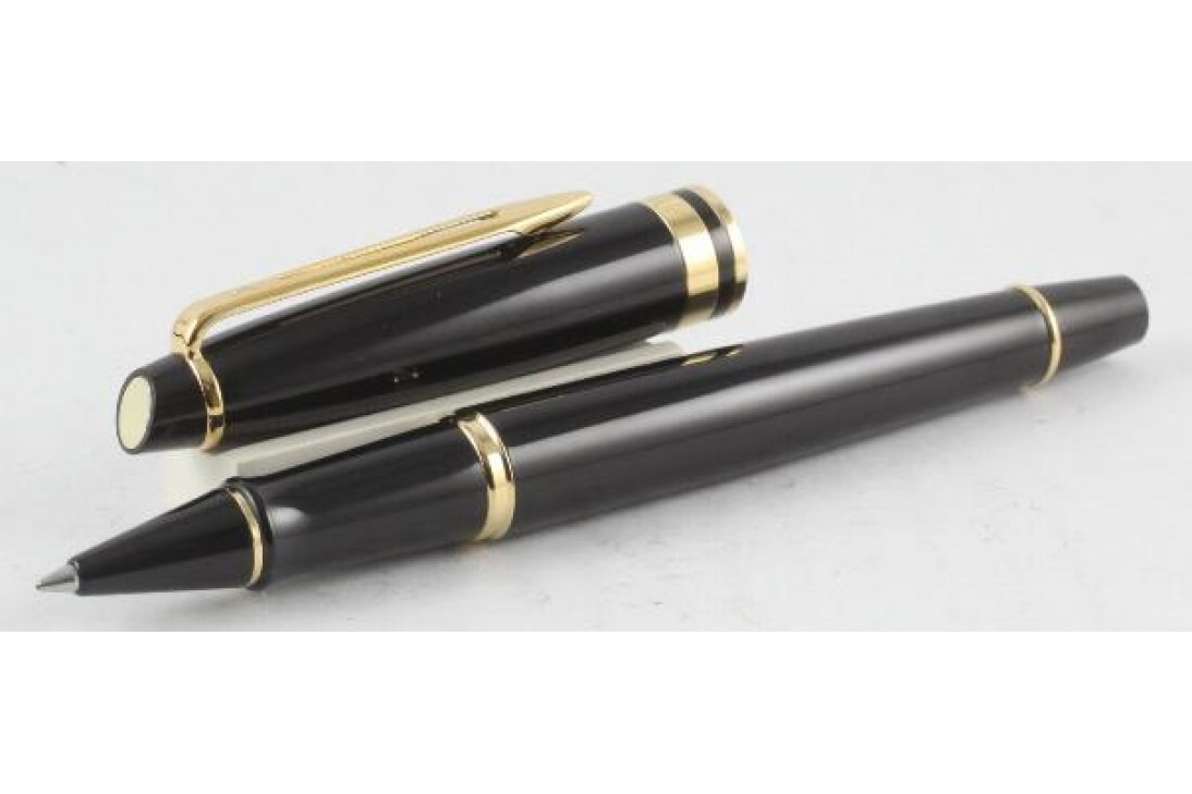 Waterman Expert III Black Gold Trim Roller Ball Pen