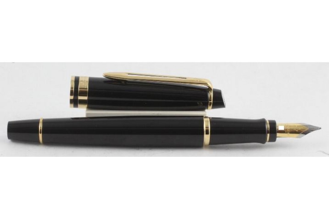 Waterman Expert III Black Gold Trim Fountain Pen