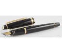 Waterman Expert III Black Gold Trim Fountain Pen