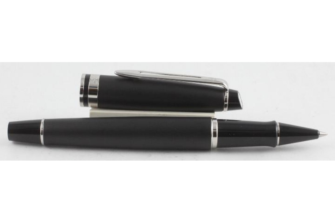 Waterman Expert III Matt Black Chrome Trim Roller Ball Pen