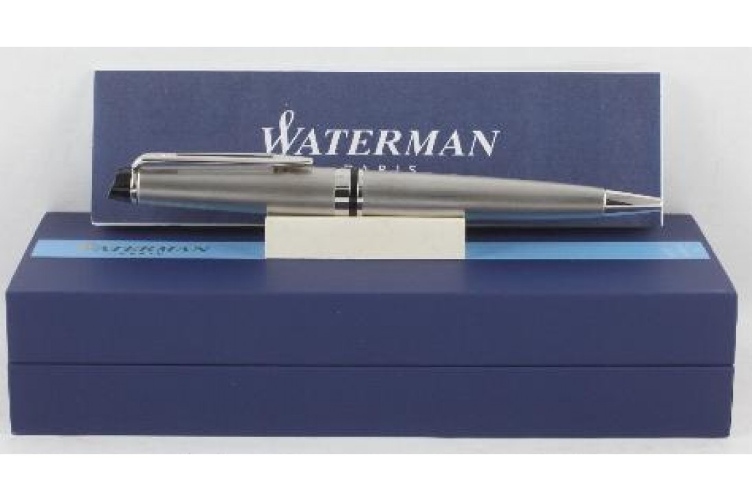 Waterman Expert III Stainless Steel Chrome Trim Ball Pen