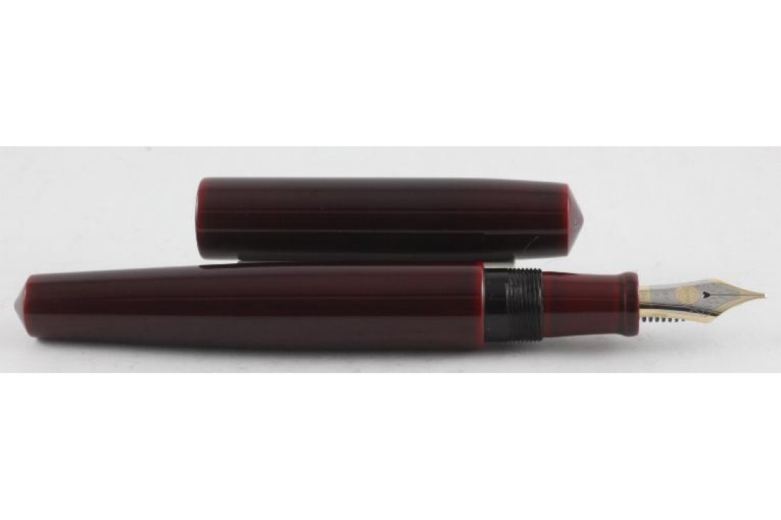 Nakaya Piccolo Long Aka Tamenuri Fountain Pen