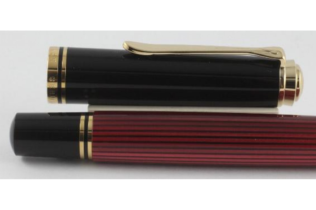 Pelikan Souveran M800 Red and Black Fountain Pen - New Logo
