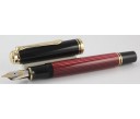 Pelikan Souveran M800 Red and Black Fountain Pen - New Logo