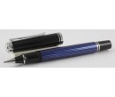 Pelikan Special Edition Souveran R605 Blue and Black Roller Ball Pen (New Logo)