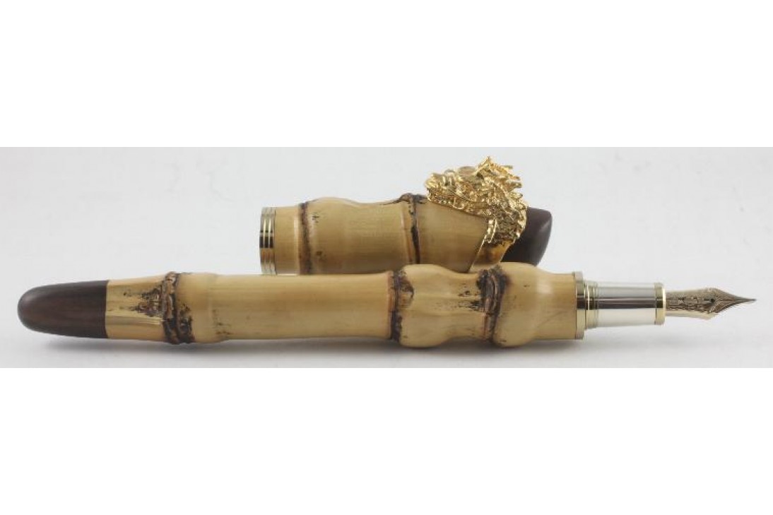 Salior Hotei Bamboo Dragon Fountain Pen 1 (NKE)