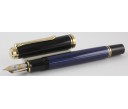 Pelikan Souveran M800 Blue and Black Fountain Pen (New Logo)