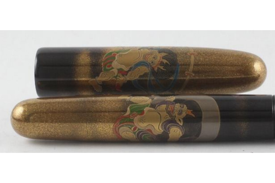 Namiki Limited Edition Emperor Size Thunder God Vs Wind God Fountain Pen