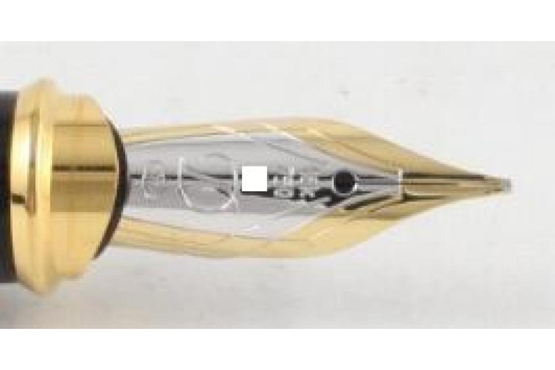 S.T. Dupont Olympio Large Gold Finishes Lines Fountain Pen