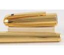S.T. Dupont Olympio Large Gold Finishes Lines Fountain Pen