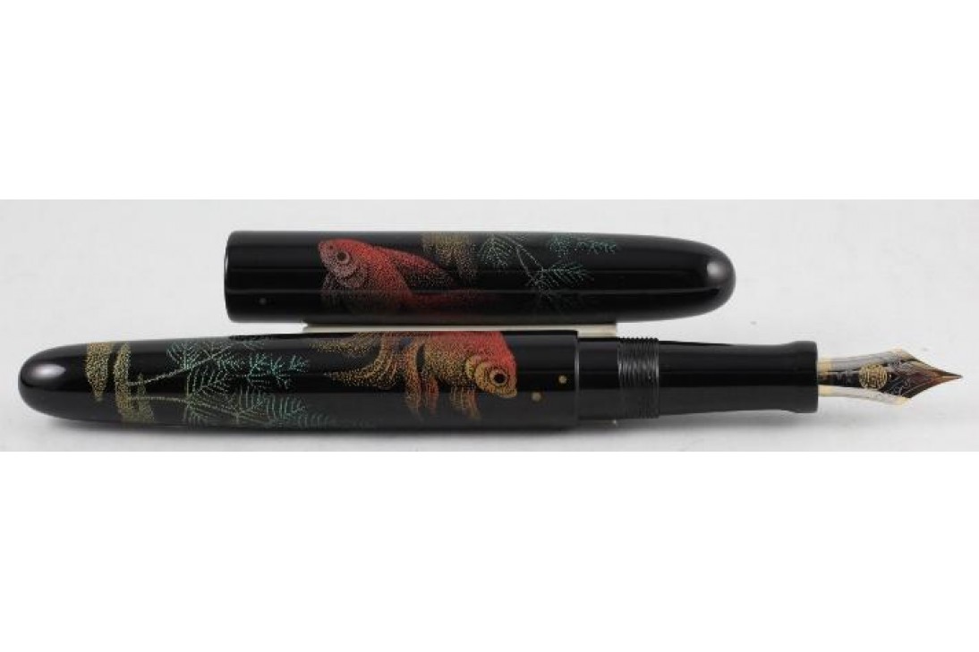 Nakaya Cigar Long Chinkin Kingyo (Goldfish) Fountain Pen