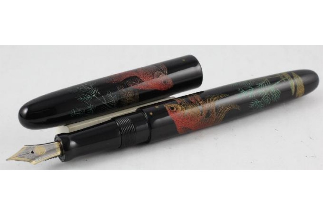Nakaya Cigar Long Chinkin Kingyo (Goldfish) Fountain Pen