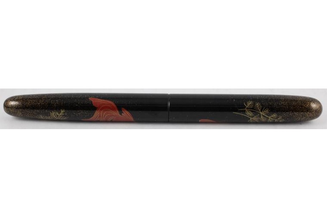 Nakaya Cigar Long Maki-e Kingyo (Goldfish) Fountain Pen