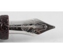 Nakaya Cigar Writer Portable Urushi Ishi-me Kuro Tame Fountain Pen