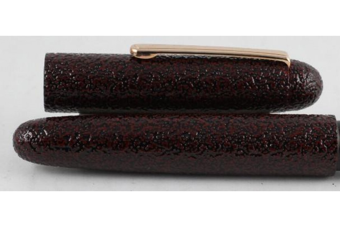 Nakaya Cigar Writer Portable Urushi Ishi-me Kuro Tame Fountain Pen