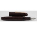 Nakaya Cigar Writer Portable Urushi Ishi-me Kuro Tame Fountain Pen