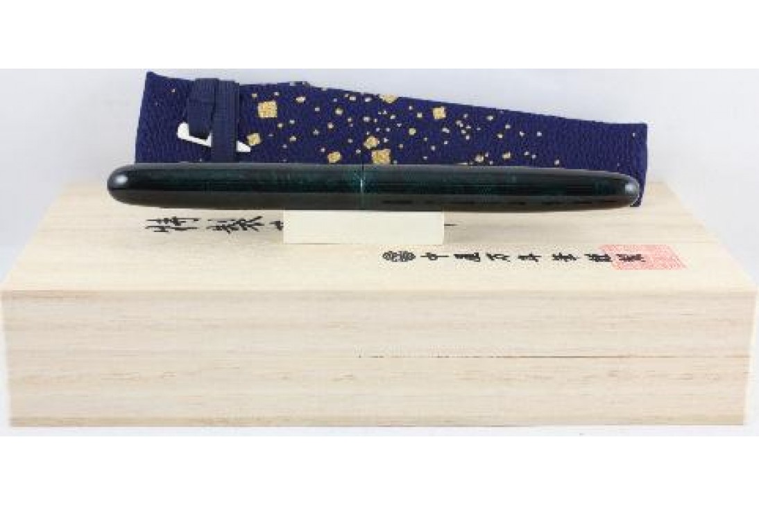 Nakaya Cigar Long New Tamesukashi Seiryu Fountain pen