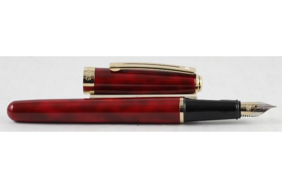 Sheaffer Prelude 357 Marble Red GT Fountain Pen